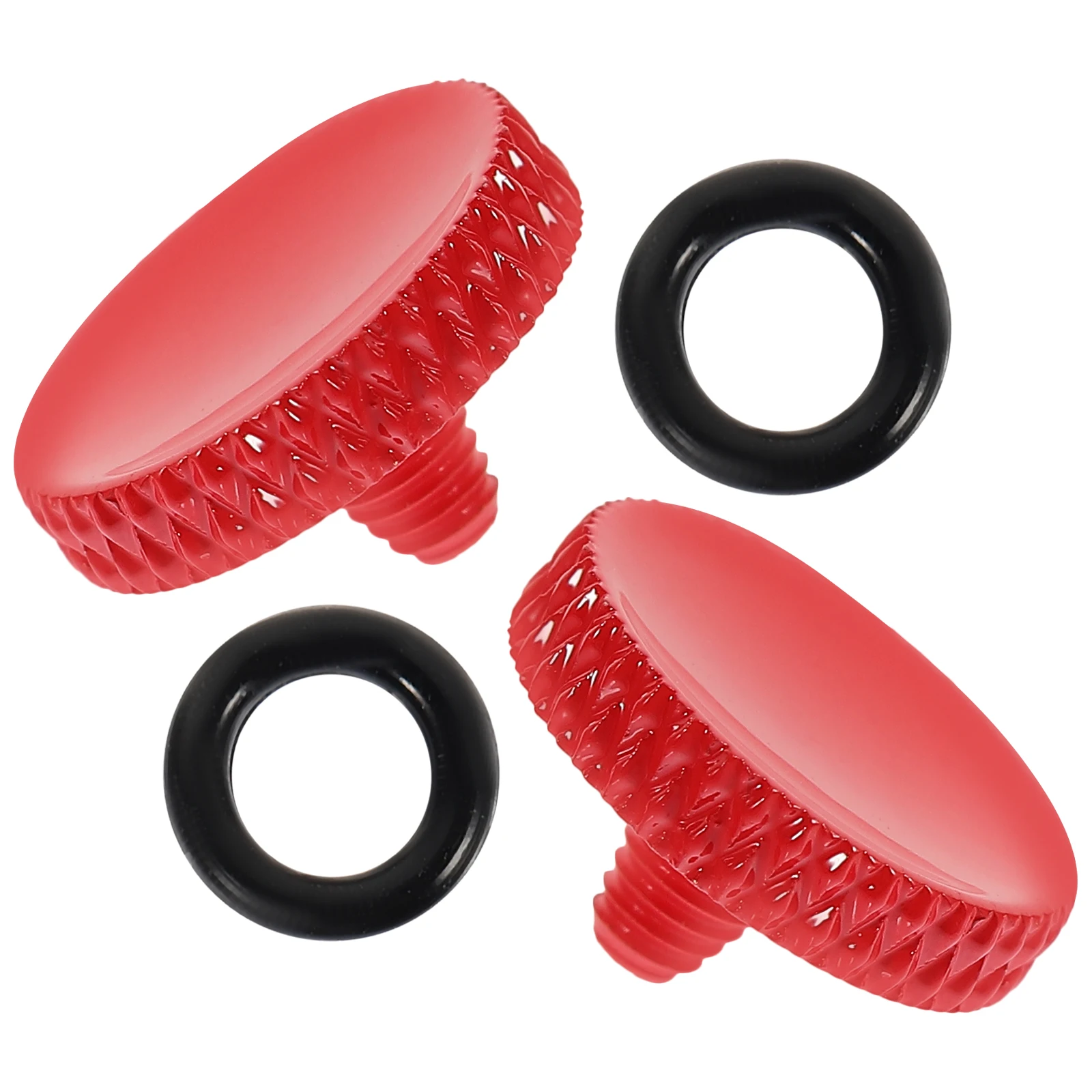 

2 Pcs Aluminum Alloy Camera Shutter Release Button Threaded Soft Replacement Part for Multiple Brands Minimizes Shake