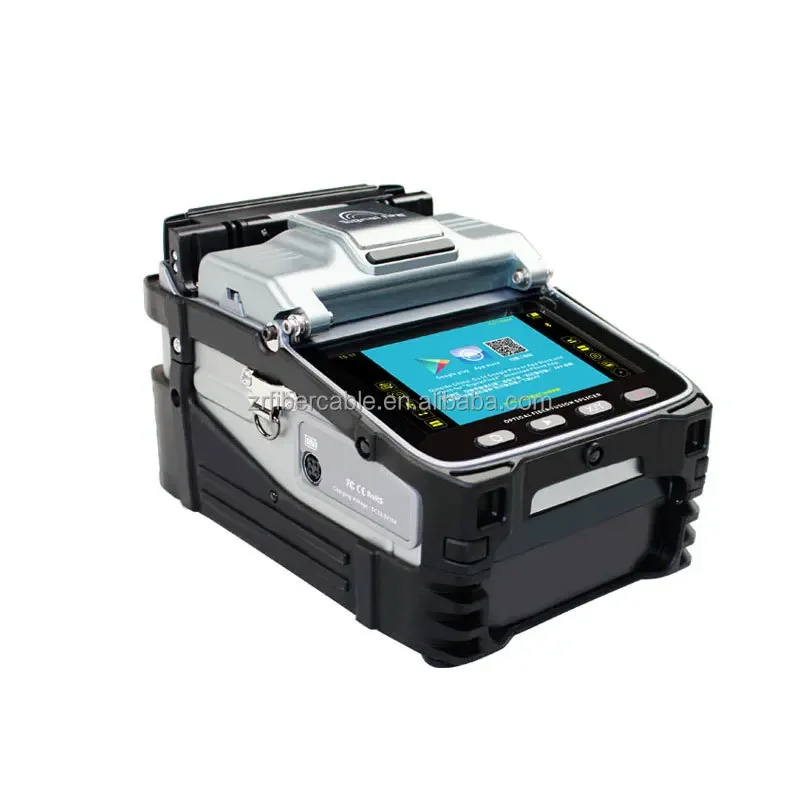 Fiber Optic Fusion Splicing Machine AI-7C 5Inches Screen 7800mAh Battery Fiber Optic Fusion Splicer