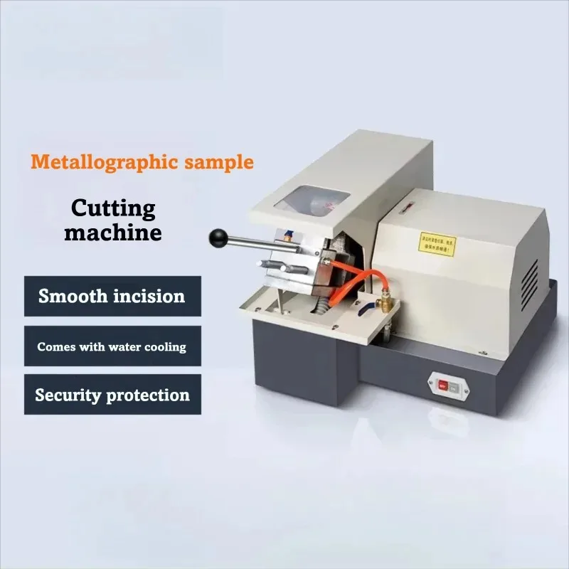 Lab Metallographic Cut Off Machine Automatic Sample Cutter With Cooling System For Metal Nonmetal Specimen Preparation
