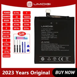 Baterias originais para UMI, Umidigi X F1 F2 A1 A3 A5 A7 A9 Um Max Bison S2 S3 S5 Z Z2 Pro, Bateria de energia de toque de Londres, 2023