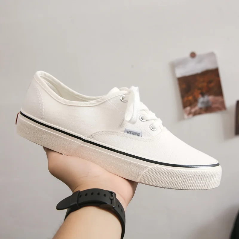 Spring New Low Top Board Shoes Korean Edition Ins Fashion Shoes Versatile Couple Casual Shoes Student Canvas Men\'s Shoes