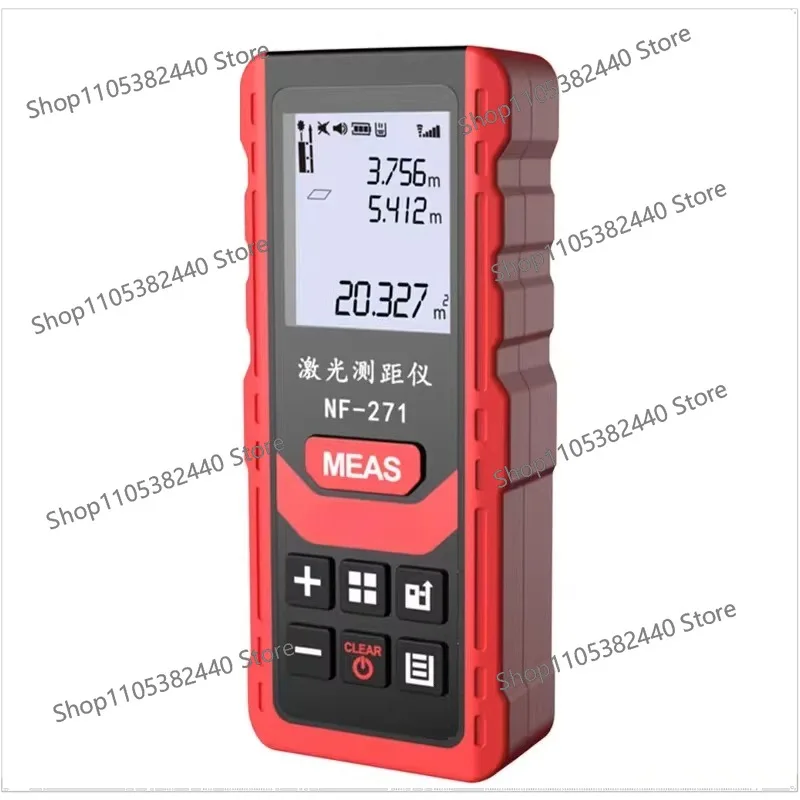 NF-271 Handheld Red Laser Range Finder Infrared Room Measurement Instrument Electronic Ruler Total Station 50 meters