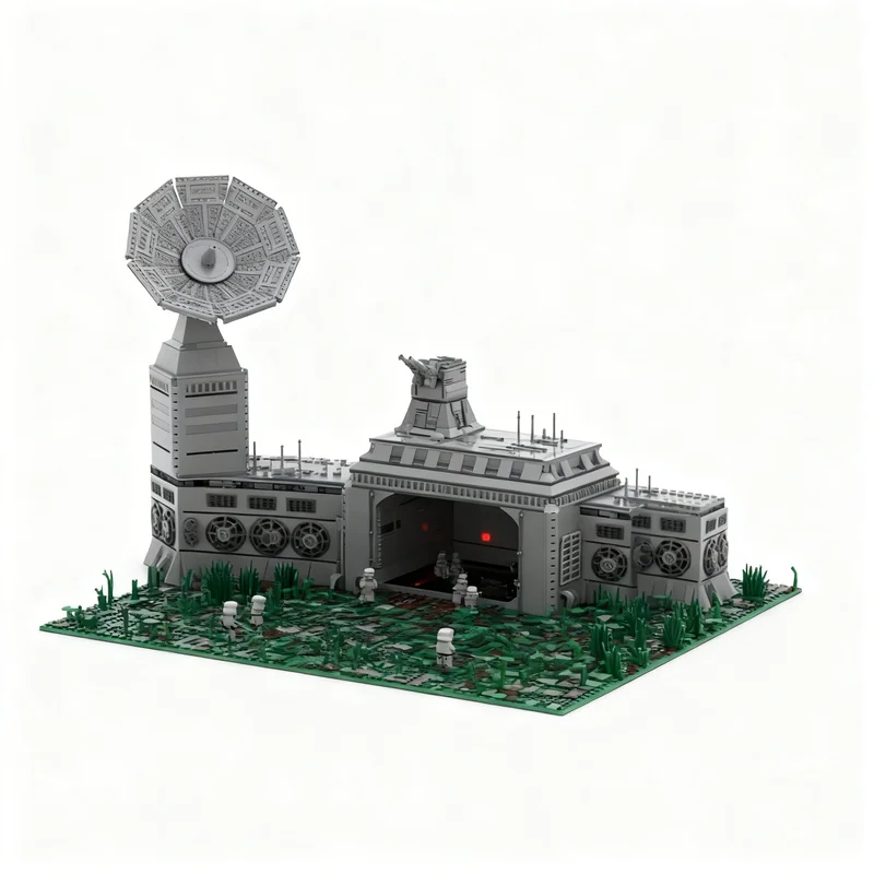 5861PCS MOC Planetary Research Outpost Model Interstellar Adventure Desk Precision Assembly Brick Showcase Decorative Toy Gift