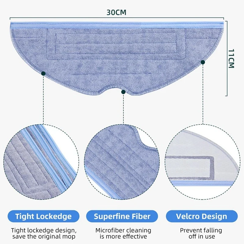 เปลี่ยนผ้าซับสําหรับ Roborock S7 /S7 +/S7 Maxv/S7 Maxv Plus / S7 Maxv Ultra / T7 / T7 Plus เครื่องดูดฝุ่นผ้าซับ