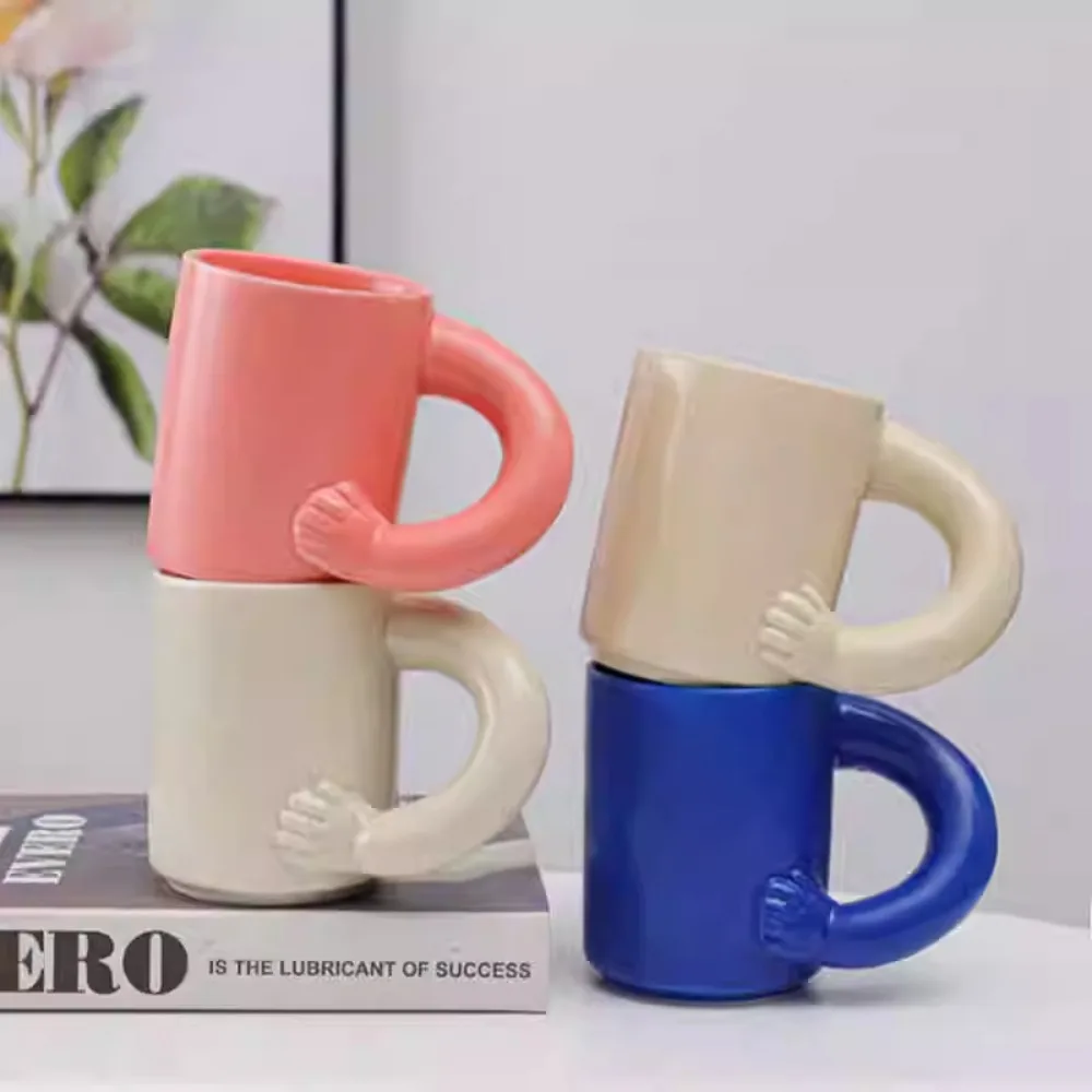 

Creative Ceramic Human Body Mugs Ornaments Living Room Bedroom Dining Table Kitchen Coffee Breakfast Mugs Crafts Home Decoration