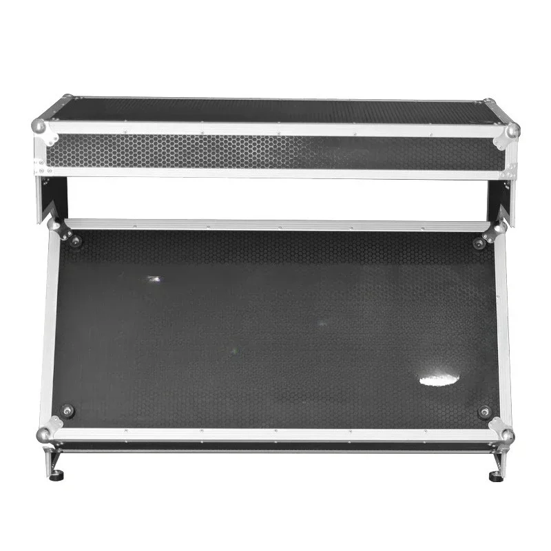 Portable Stage Music Equipment DJ Controller Mixer Workstation Durable Combination 2in1 Flight Case Table