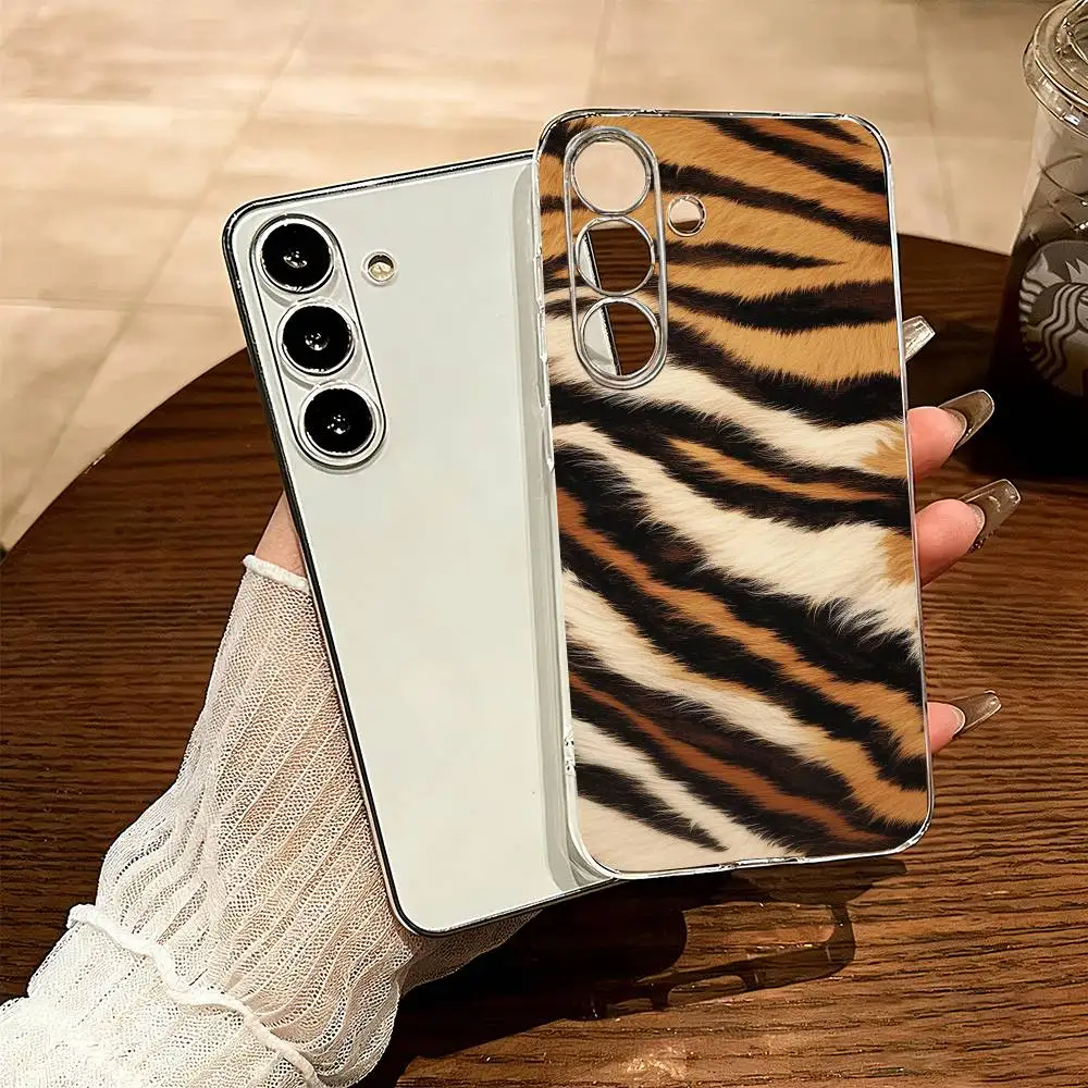 leopard print-s Phone Case For SamsungA10,12,20,21S,30,31,40,50,51,52,70,71 Transparent Cover