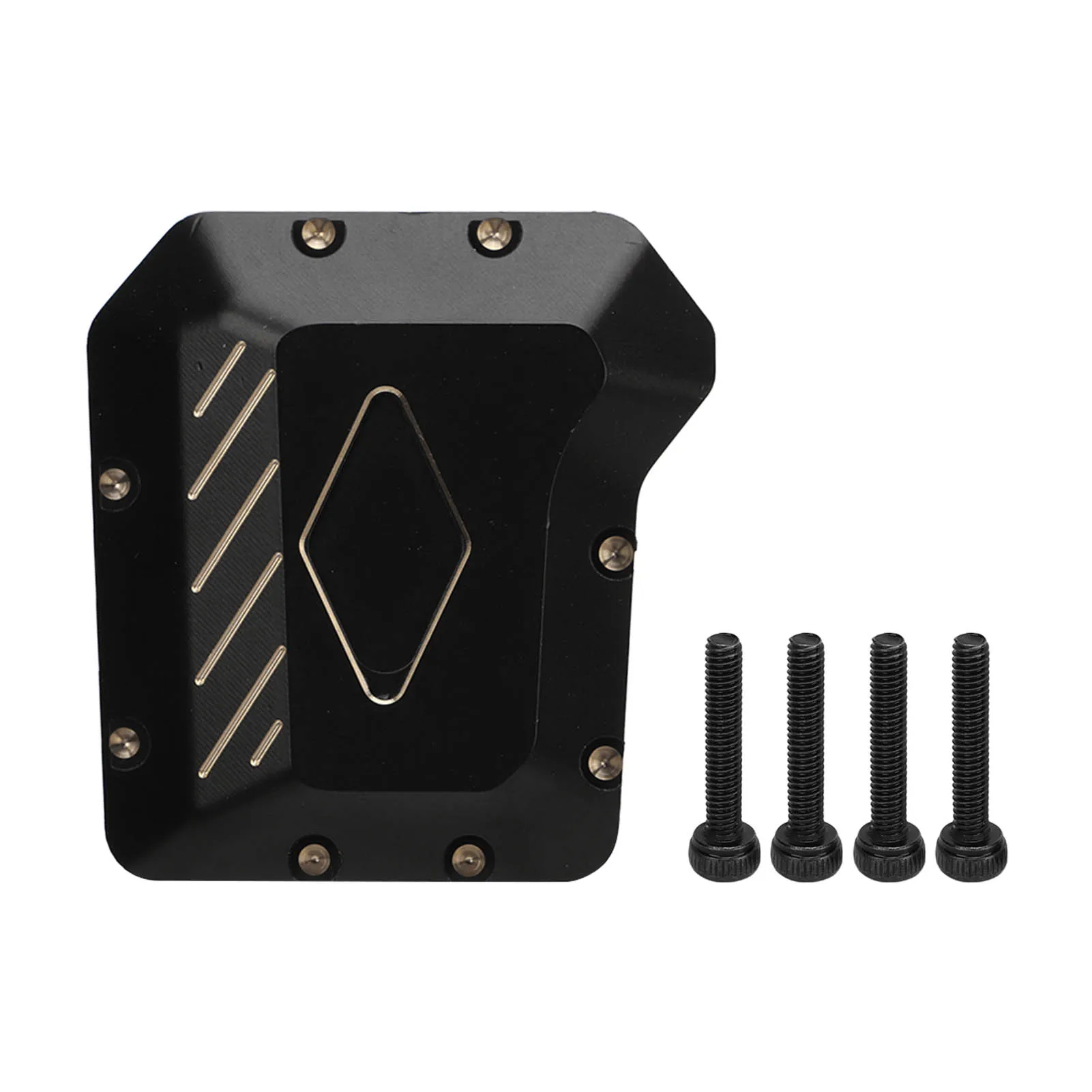 

RC Diff Cover Black Brass Axle Cover Rust Wear Resistant RC Upgeade Replacement Parts for RC Crawler Car