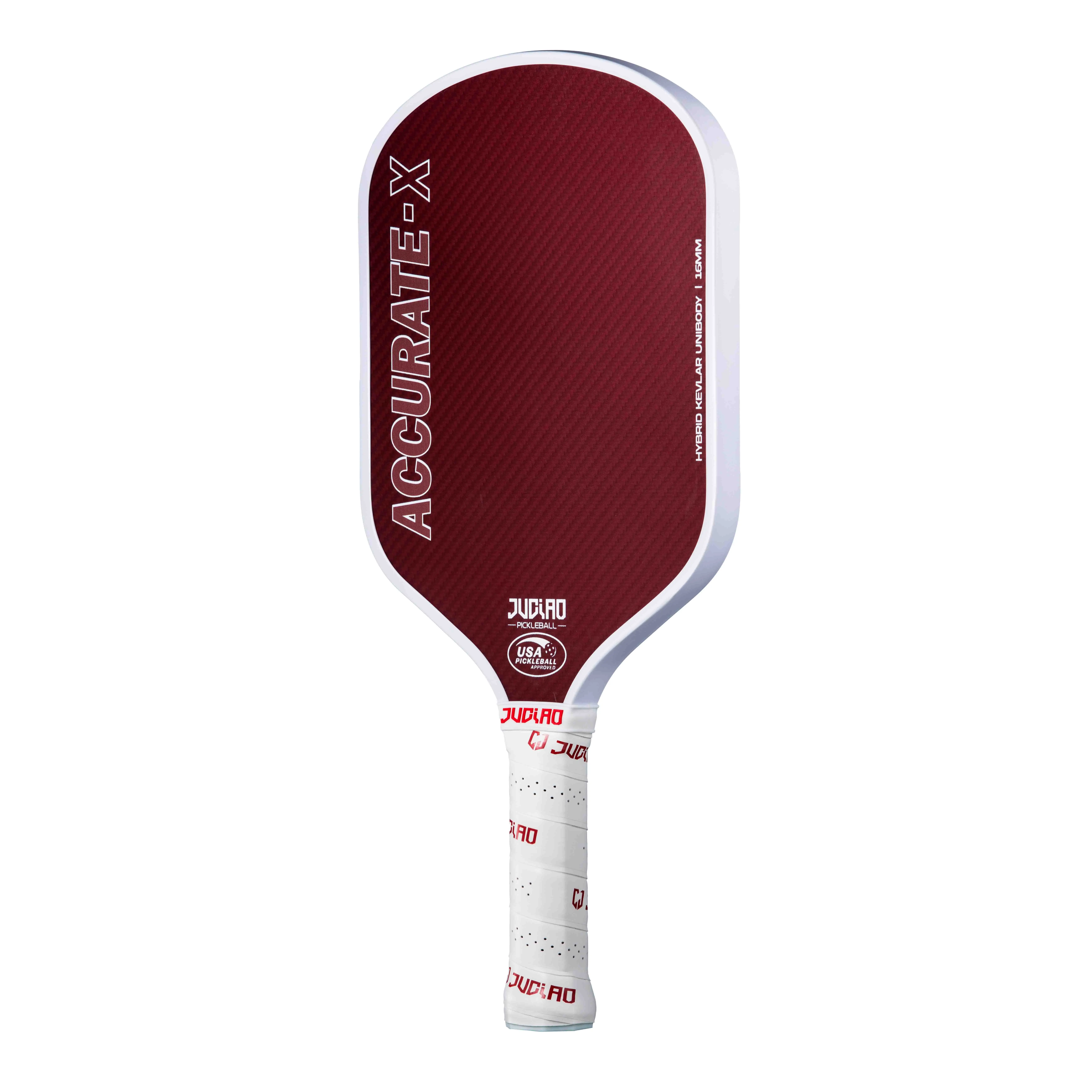 JUCIAO USAPA Approved Kevlar Hybrid Shape Thermoformed Foam Injected Pickleball Paddle 16MM With Power&Spin
