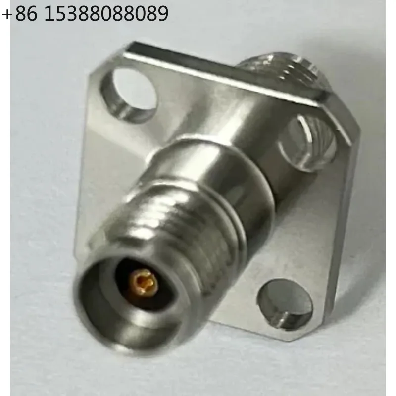 2.92-KFK, millimeter wave adapter, 40G, stainless steel, 2.92mm four hole flange