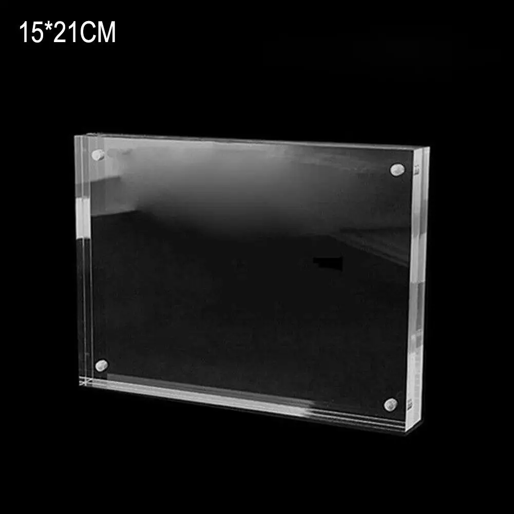 Transparent Acrylic Photo Frame Magnetic Poster Display Stand Easy To Install And Reliable To Use And Reliable To Use