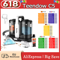 Teendow C5 Carpet Cleaner Vacuum 11KPa Powerful Suction 450W Brush motor ≤80dB Low Noise 1500ml Large Water Tank Capacity