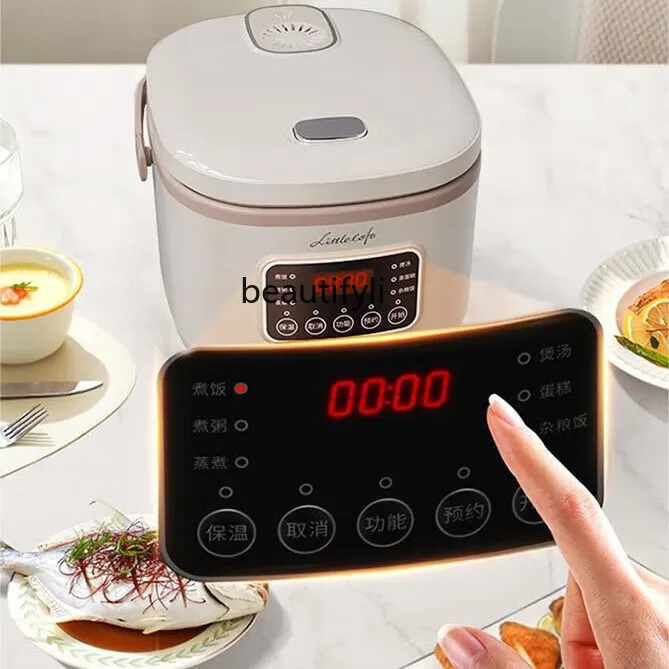 Reiskocher, kleiner Haushalts-Reiskocher mit intelligenter Reservierung