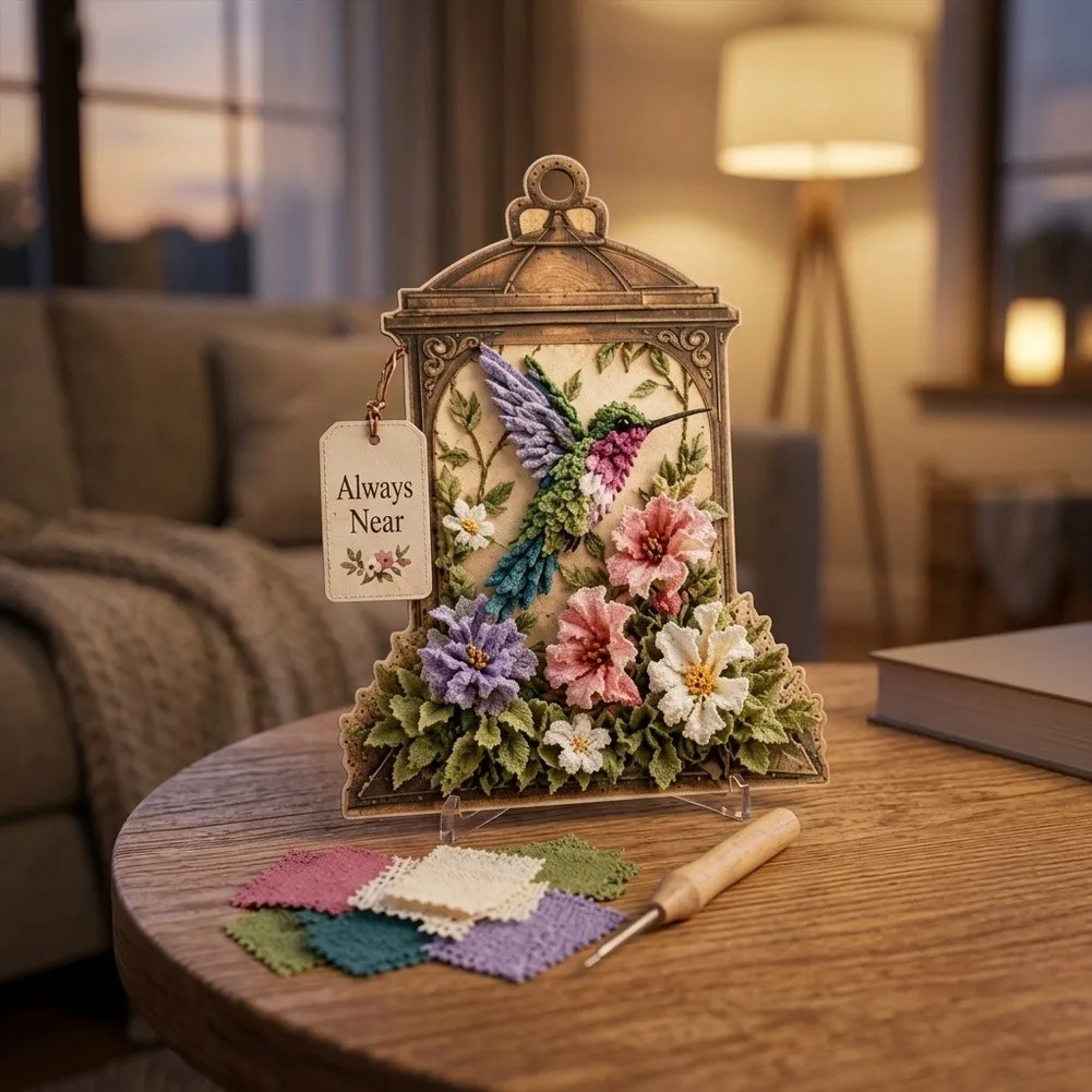 3D Stereoscopic Fabric Lantern Kit Unique Poking Art Craft Set For Adults, Creative Home Decorations For Christmas , Birthdays