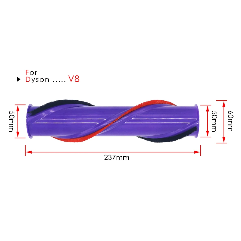 For DYSON V8 Brush Roll Replacement Kit Compatible Cordless Brushroll Cleaner Head Brush Bar Roller Part