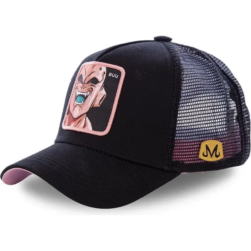 Dragon Ball Buu Goku Embroidered Trucker Cap