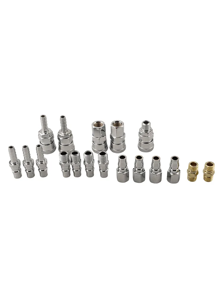 1 4 For BSP Air Hose Fittings Compressor Galvanized for nitto Type Pneumatic Pressure Resistance Prevent Air Entry
