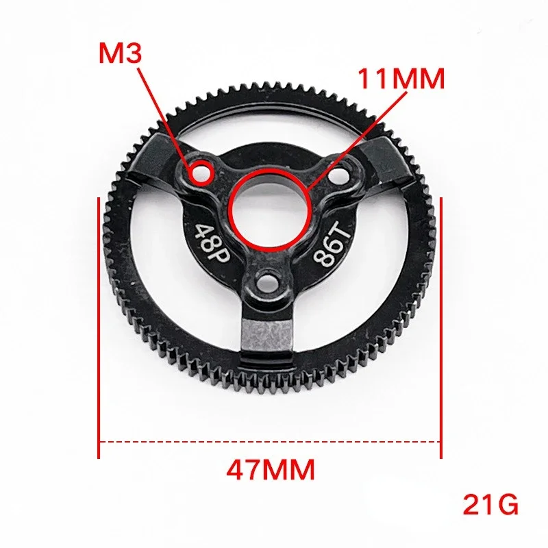 Tras Slash2WD,2WD LCG Drag Slash Steel Big Tooth 48P/72 -76T,86T