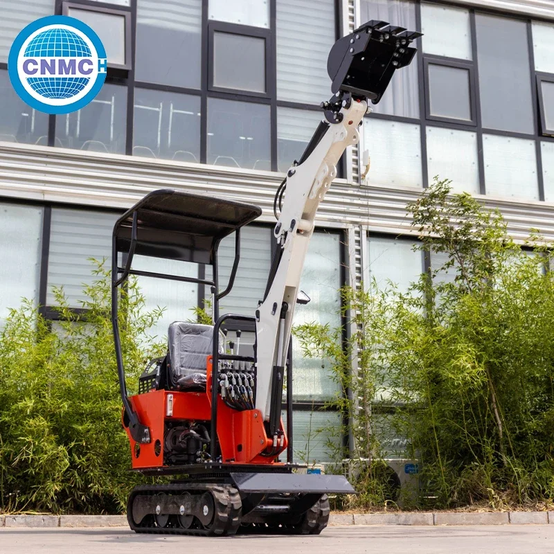 

CNMC Easy To Operate 0.8Ton Mini Hydraulic Excavator Multifunctional Backhoe Loader Customization Farms Gardens