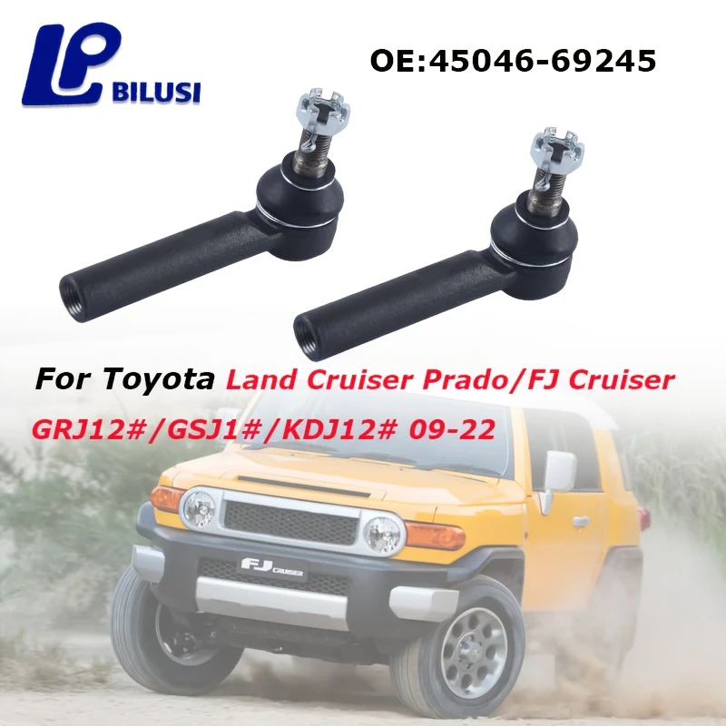 

Bilusi OE:45046-69245 45046-09340 Outer Left/Right Ball Joint for Toyota 4Runner Prado FJ Cruiser GRJ12#/GSJ1#/KDJ12# 09-22