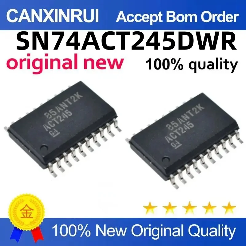 

SN74ACT245 SN74ACT245DWR ACT245 SO20-7.2MM logic IC is new and original