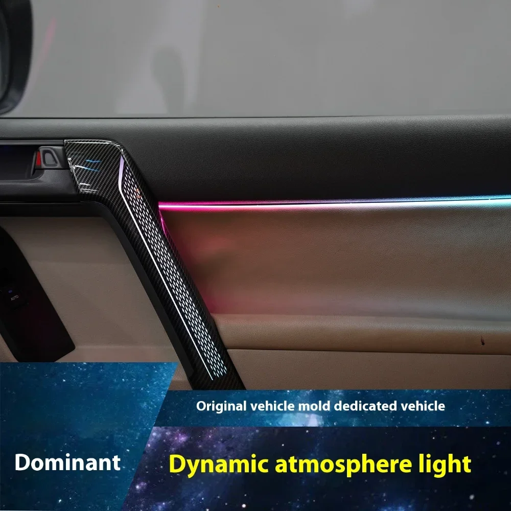 Car Styling Accessorie  ButtonAPP control Ambient light Atmosphere lamp For Toyota Prado 2010-2019 LED Interior Lighting Opgrade