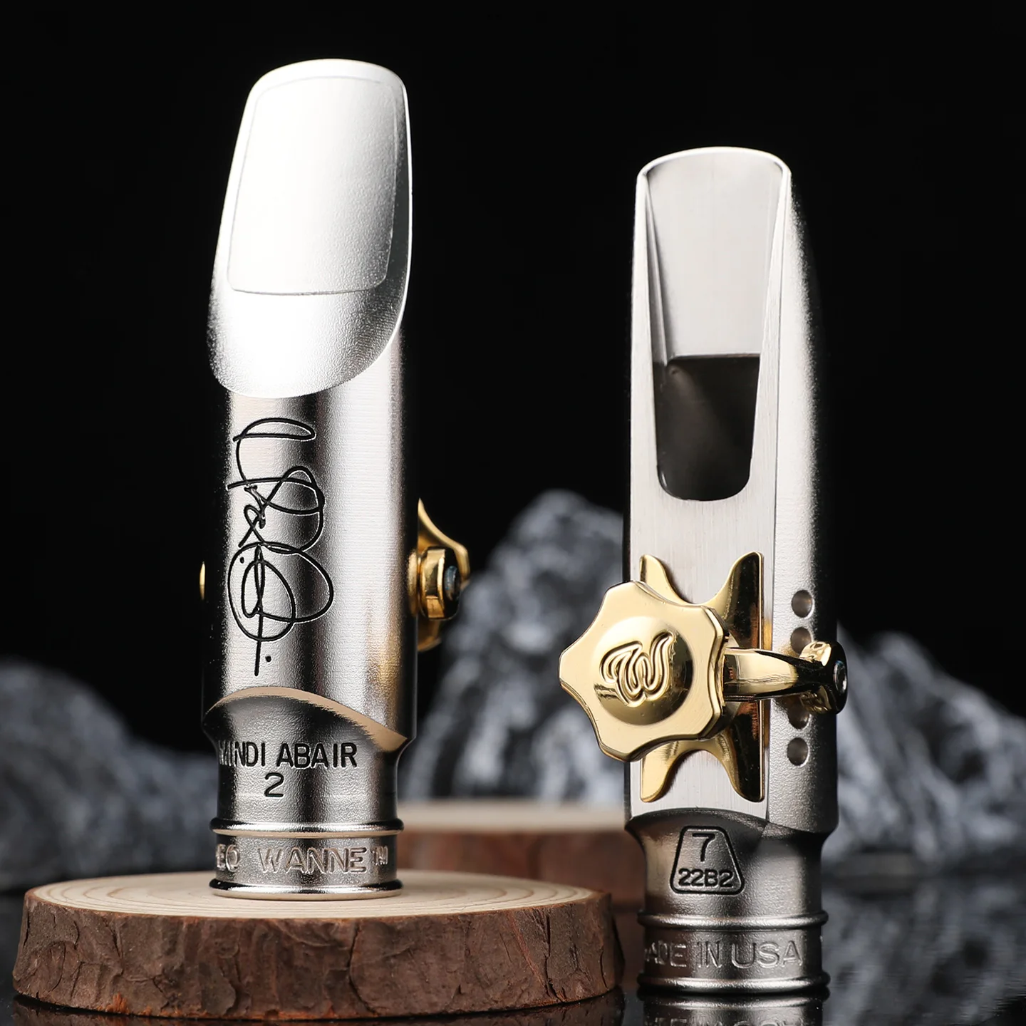 USA THEO WANNE Mindi Abair Custom signature alto nickel silver Metal Saxophone mouthpiece
