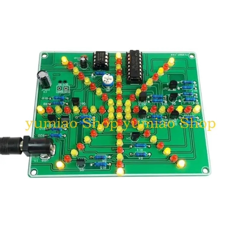 

587b NE555 + CD4017 Mlassing Lights Board Practive Practice Learning Diy наборы электронных наборов