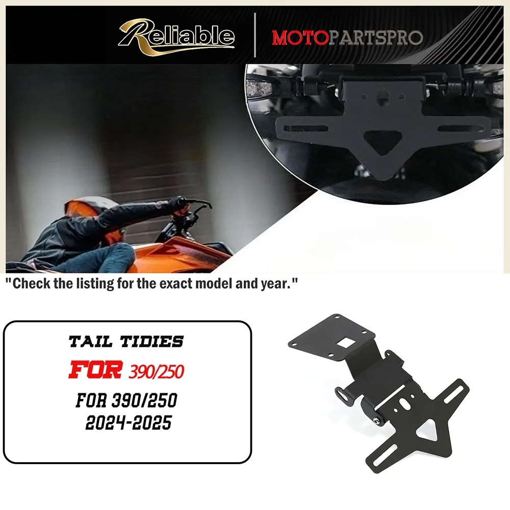 

Moto Plates Holder For 390 2024 For 390 250 2024 Moto Accessories Rear Tail Tidy Fender Eliminator Kit License Plate Holder