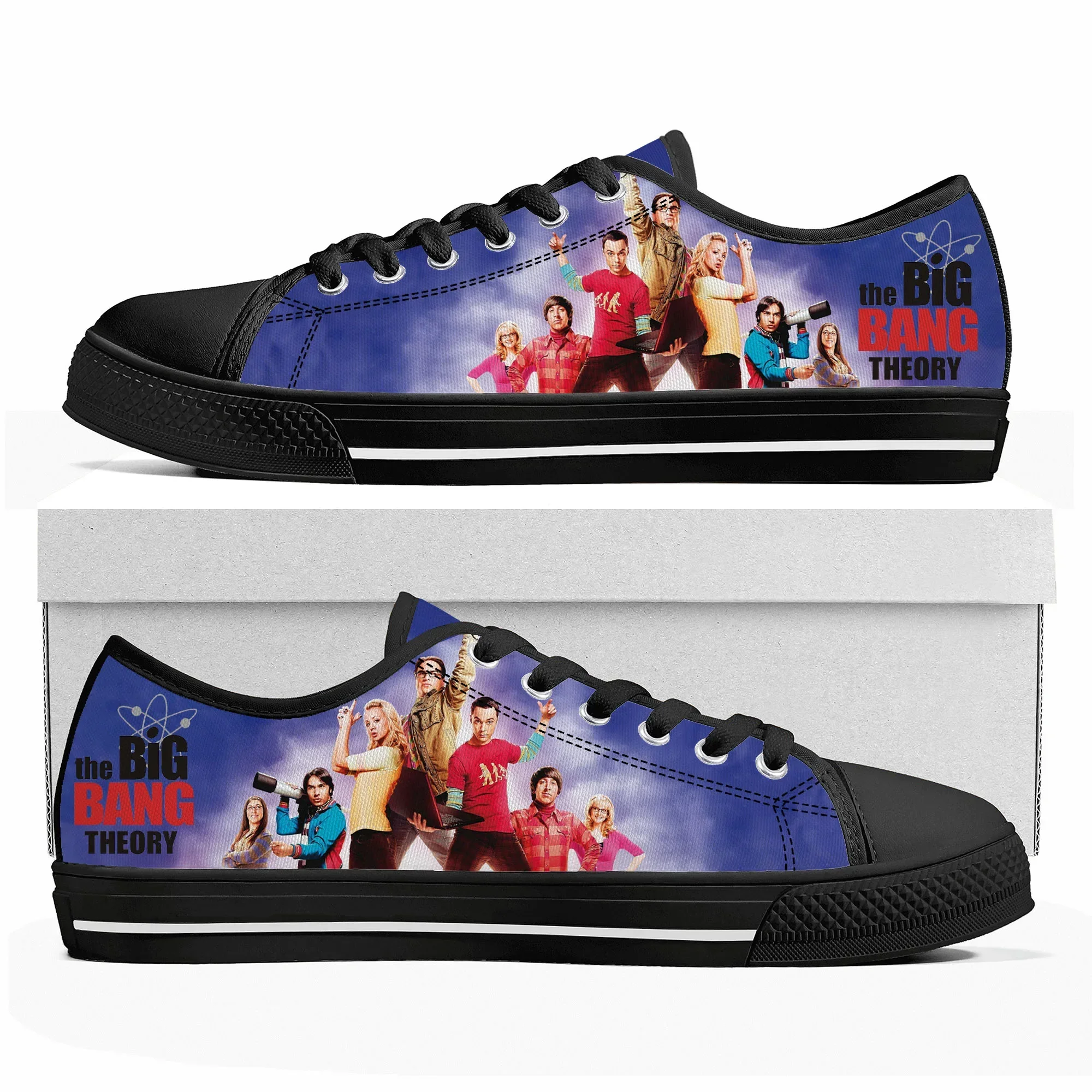 

The Big TBBT Schrodinger's Cat Low Top Sneakers Mens Womens Teenager Canvas Sneaker Casual Custom Made Shoes Customize Shoe