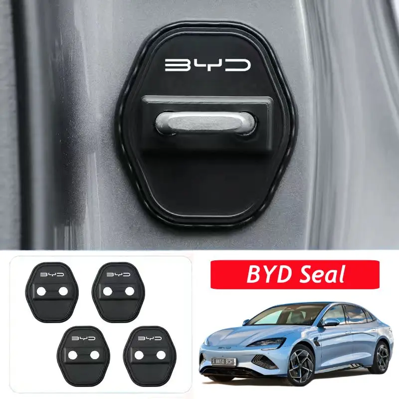 

For BYD Seal Seden 2025 2024 Car Door Lock Protective Silione Cover Accessories