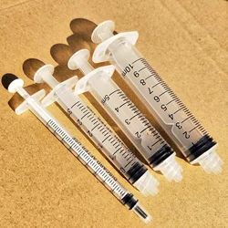 Plastic Disposable Syringe With Luer Lock Screw interface 1ml 3ml 5ml 10ml Dispensing Syringes Injector Without Needle