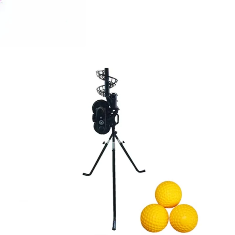 Double Flywheel Baseball Automatic Serving Machine Strike Training Trainer Launch Serve Pitch Equipment