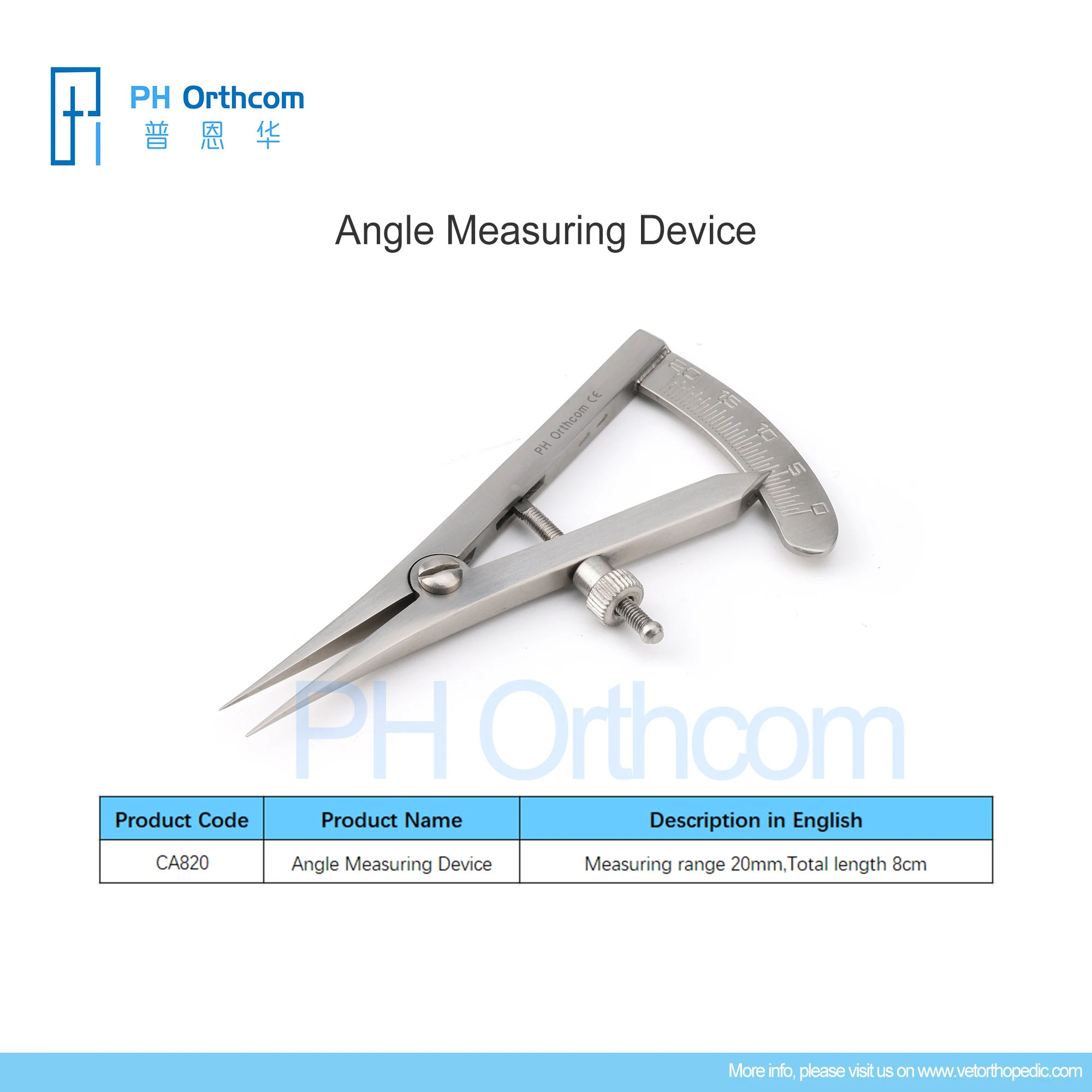 Angle Measuring Ruler Veterinaria Pets Mascotas Surgical Instruments Medical Supplies and Equipment