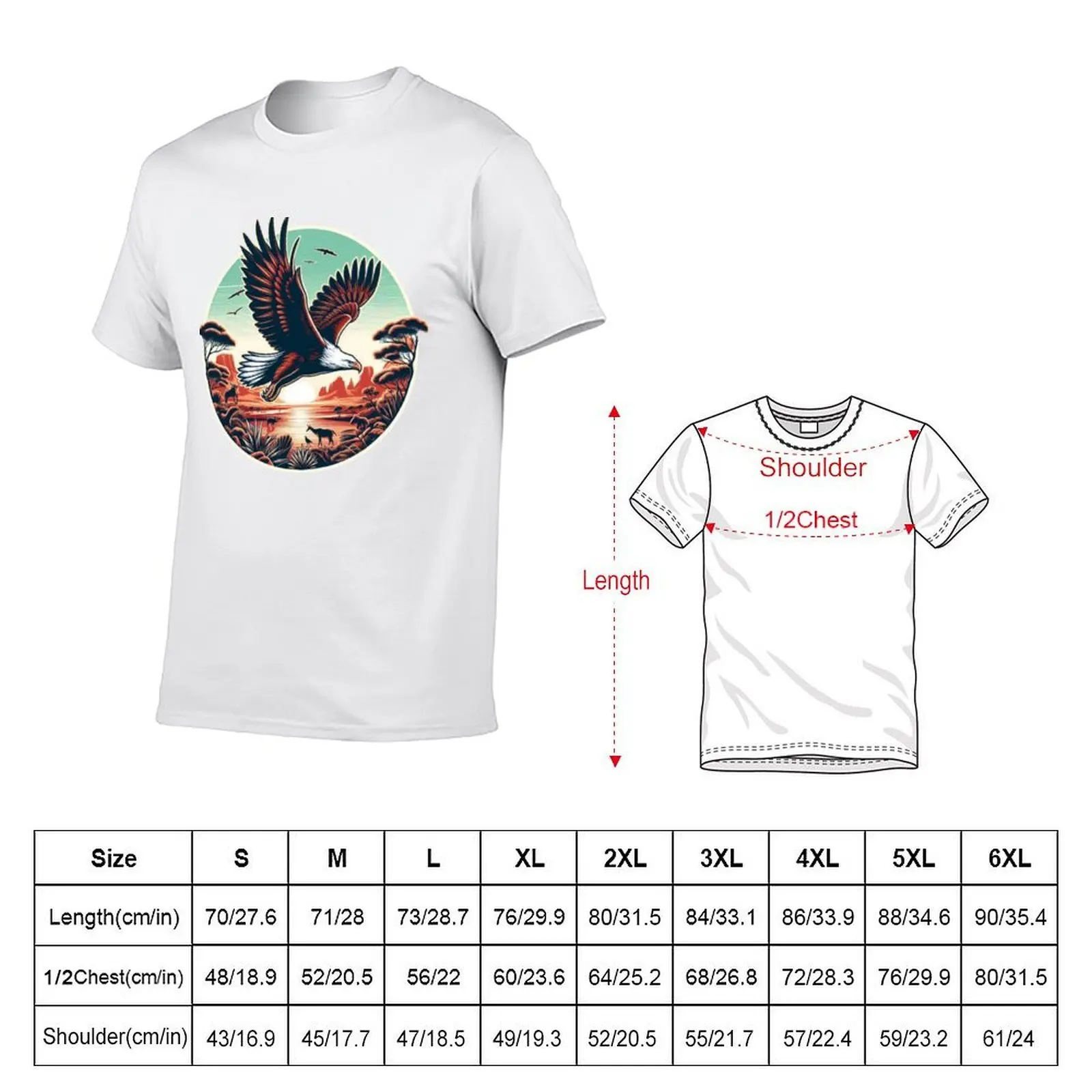 Wedge tailed eagle T-Shirt graphic t shirts for man t shirts for man cotton soft T-Shirt