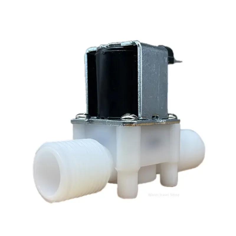 

1/2" Plastic Solenoid Valve 12V 24V 220V NC Type Magnetic Washing Machine Dispenser Drinking Water Pneumatic Pressure Controller