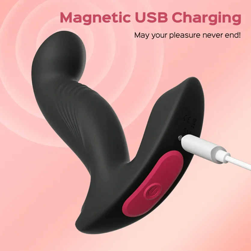 Juntame G-Punkt & Klitoris Vibrator mit rotierendem Kopf Kitzler mit 9G-Punkt Vibratoren Modi für Frauen mit Fernbedienung