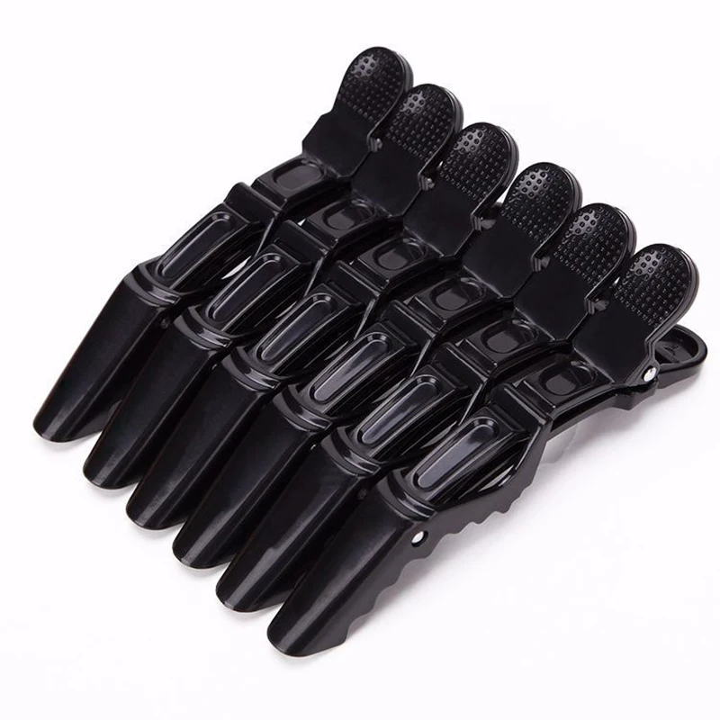 

6 Pcs Hair Clips Mouth Professional Hairdressing Beak Sectioning Clips Crocodile Hairpins Salon Hair Care Styling Tools Makeup