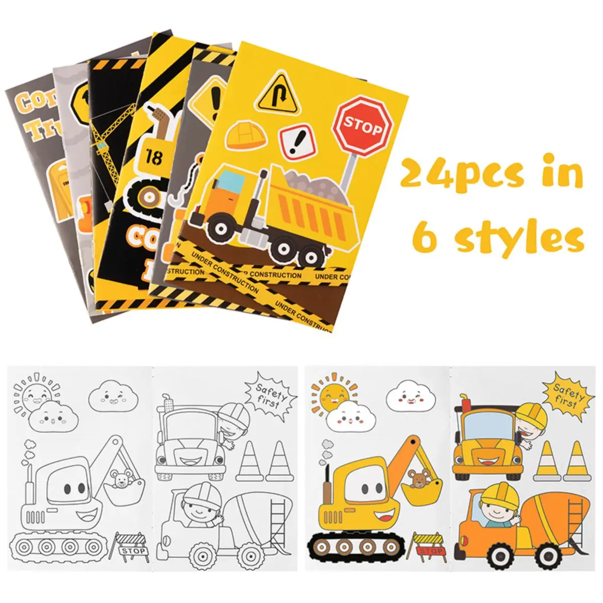 24pcs Coloring Book Diy Filling The Pattern Color Booklet Practice Workbook Painting Art Book For School Drawing Christmas Gift