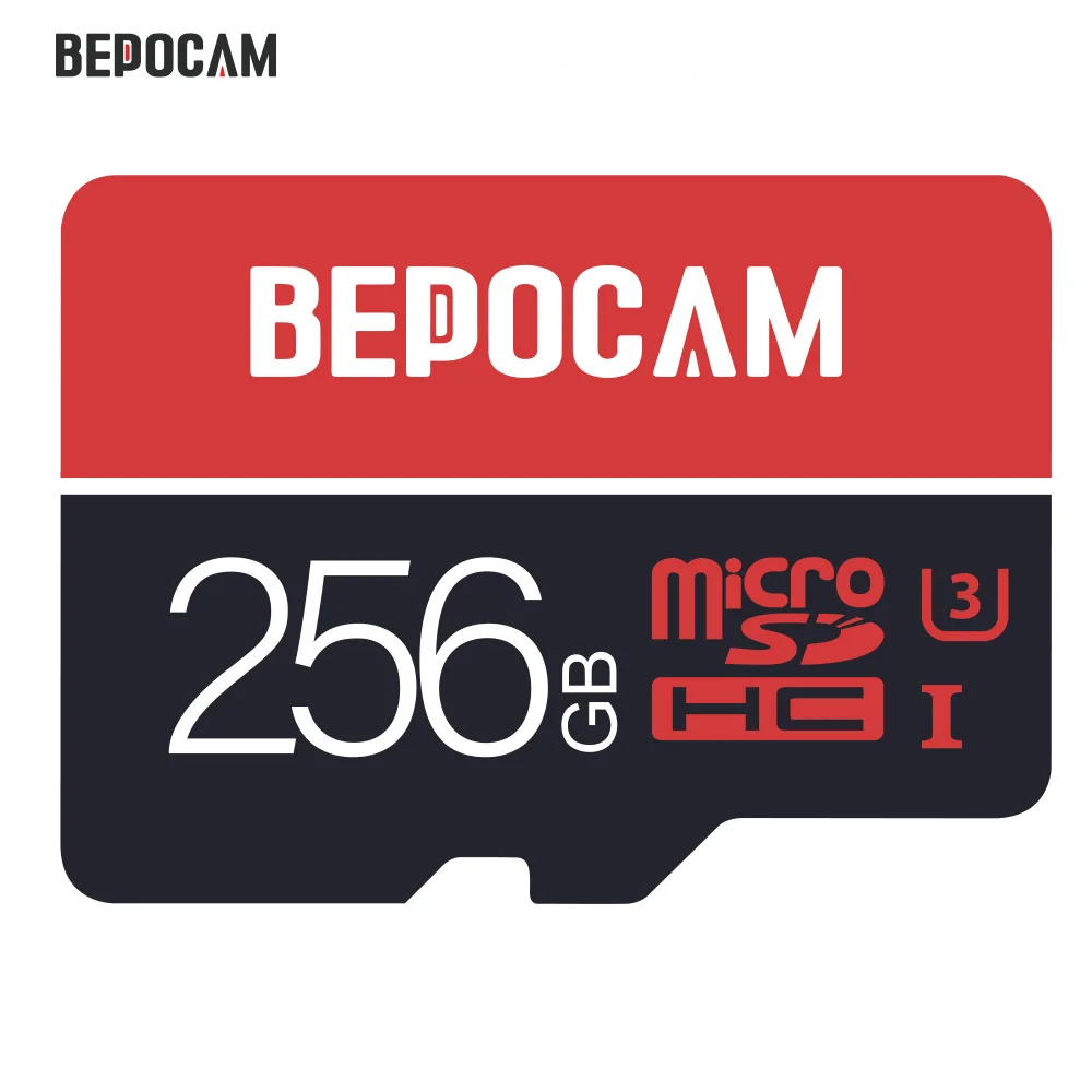 BEPOCAM HIGH-ENDURANCE 256GB Micro SD Card USH-3 TF Card for BEPOCAM 4K Dash Cam ZD03 ZD72 ZD55 ZD68 ZD80 Memory Card