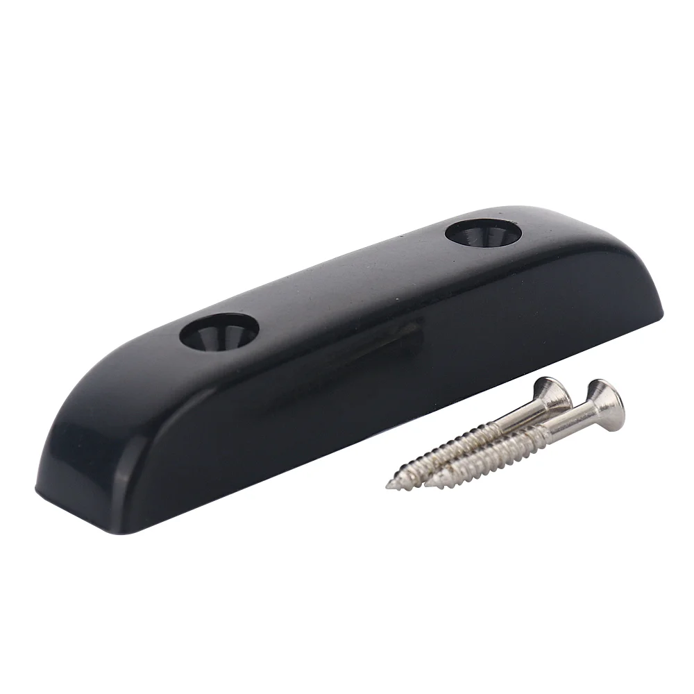 

1pcs Thumb Rest Plastic Finger Rest with Mounting Screws for Bass Jazz Black