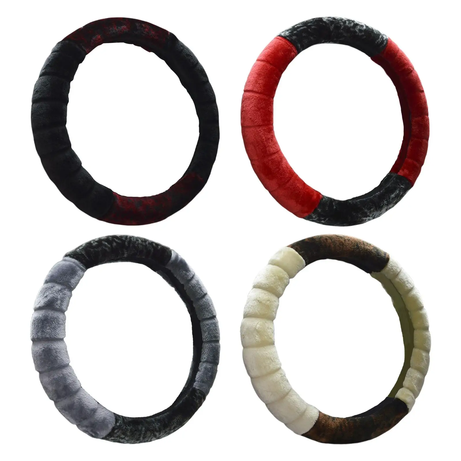 

Car Steering Wheel cover Universal 38cm Soft Plush Anti-Slip