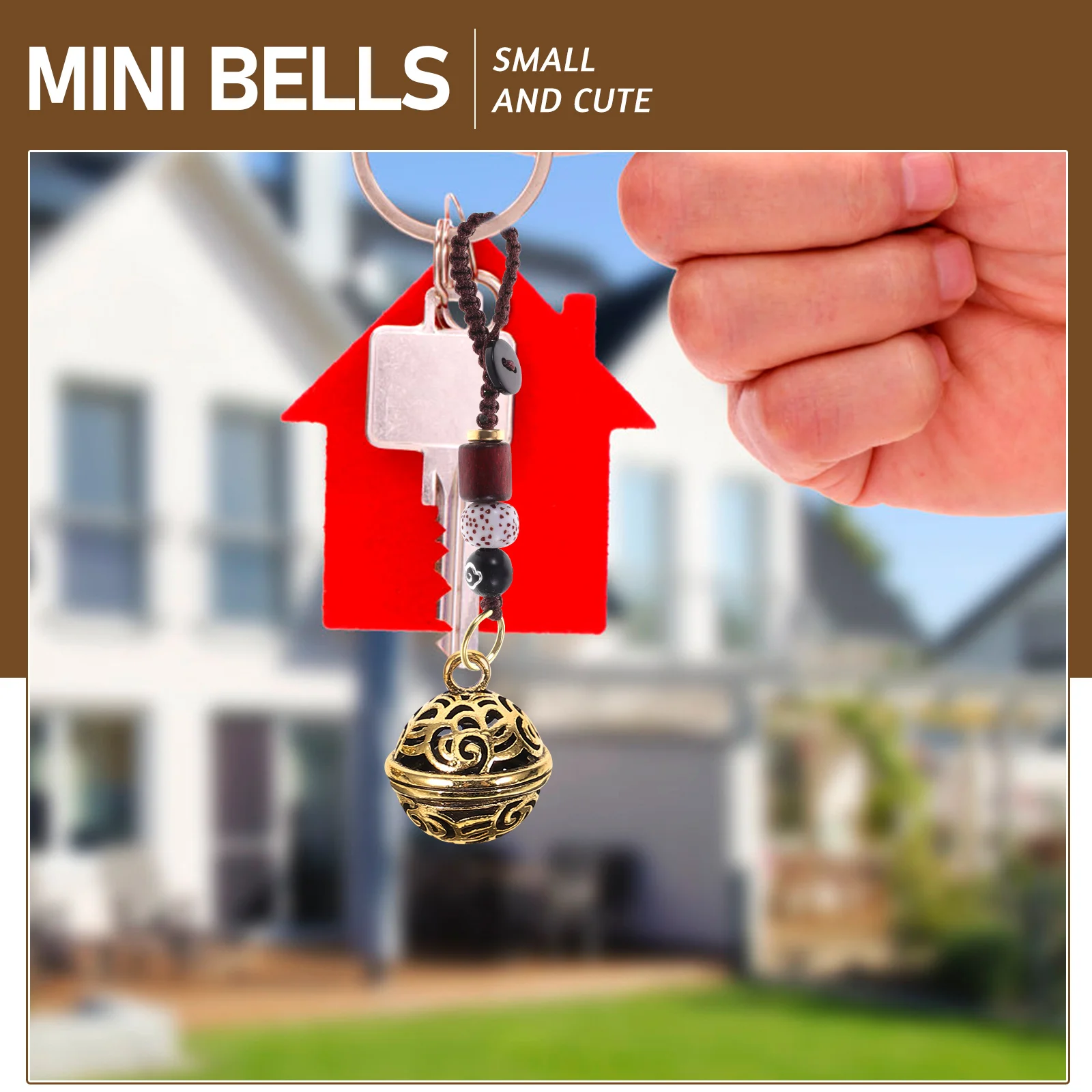 

20pcs Bells 12MM Mini Bell Zinc Alloy DIY Craft Christmas Tree Decorations Mini Hanging naments