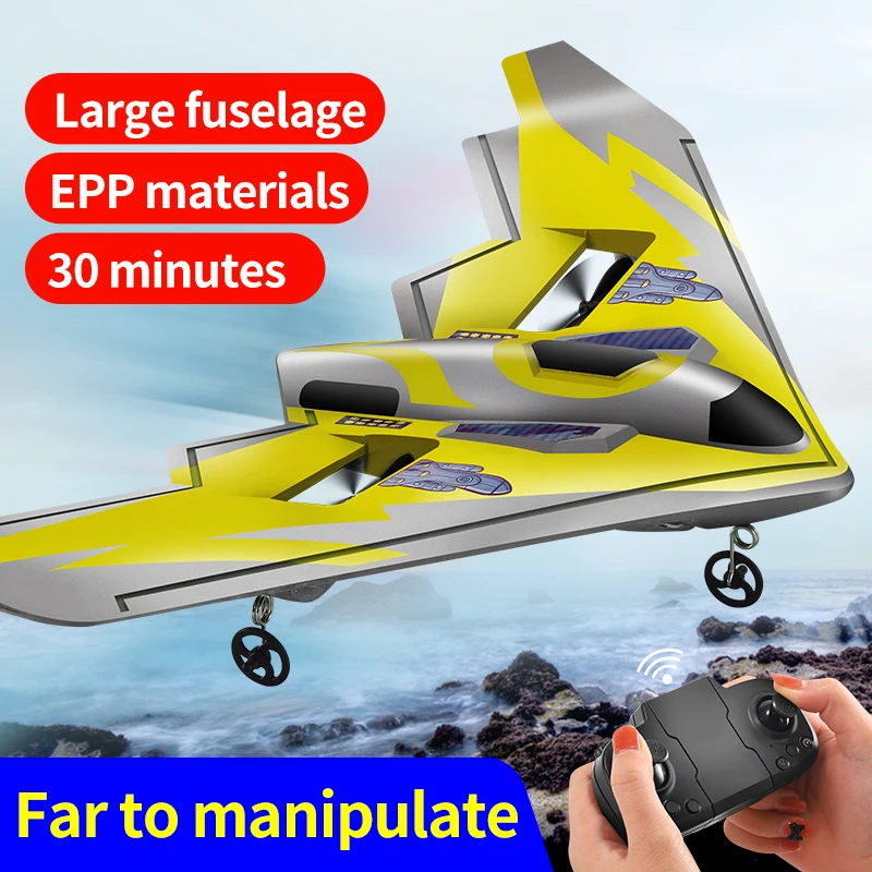 Avión de ala fija de espuma TY8 para niños, planeador RC de 2,4 Ghz, resistente a caídas, modelo de avión eléctrico para exteriores, regalos, Juguetes