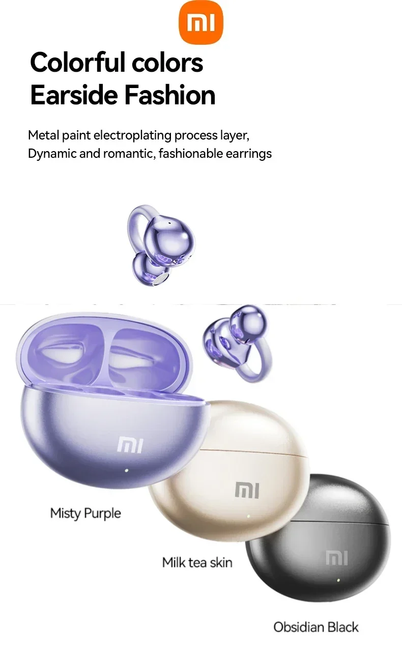 Беспроводные наушники Xiaomi M91 Bluetooth 5.3 HD с открытым вызовом ENC Сенсорные наушники с шумоподавлением Подходят для Android и IOS
