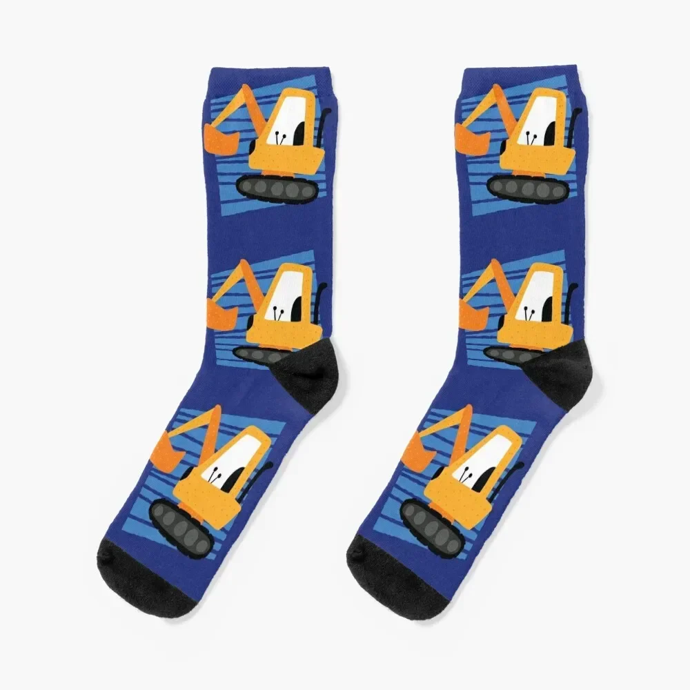 Excavator, excavator operator Socks funny gift anti-slip Socks Women Men's