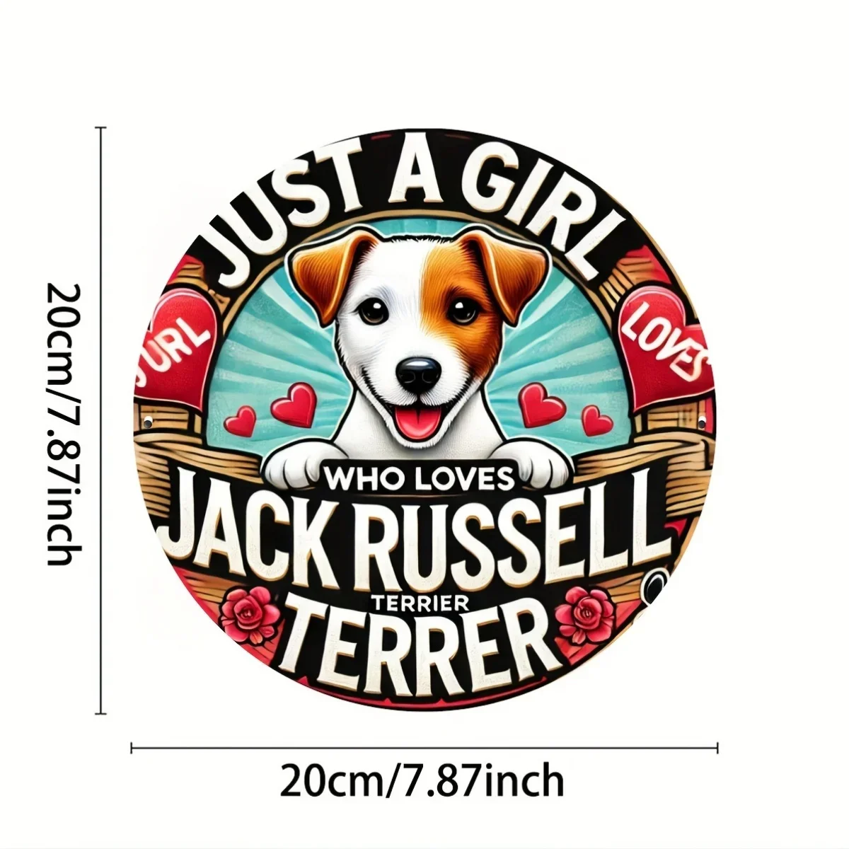 1pc Rustic Jack Russell Terrier 