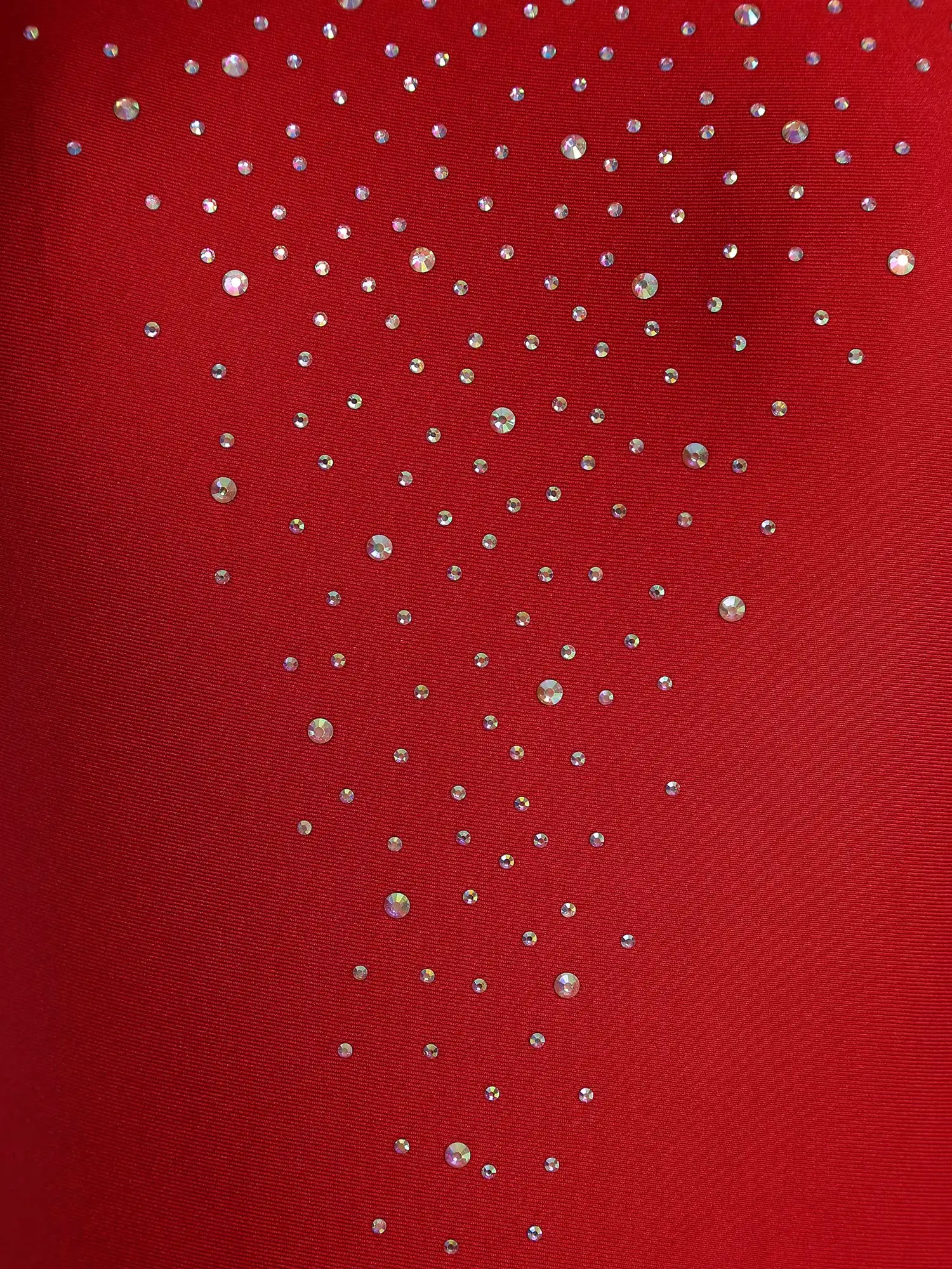 ثياب النساء الجمباز الإيقاعي الباليه داخلية ملابس رقص الراين بقماش شفاف المرقعة الشكل التزلج Dancewear #1