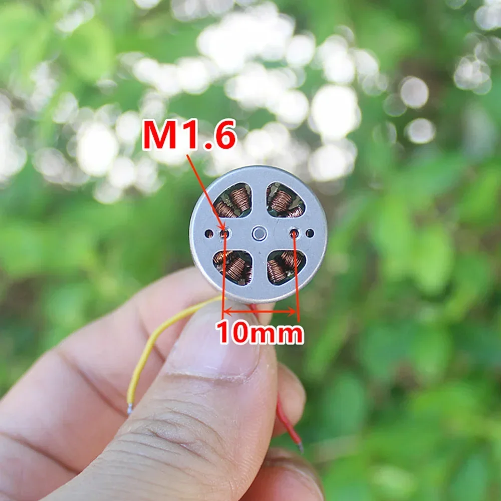 1PCS Mini 1605 1850KV Brushless Motor&Black Blade Support 2s-3s BLDC Motor + Black Blade for RC Fixed-wing Aeroplane Airplane