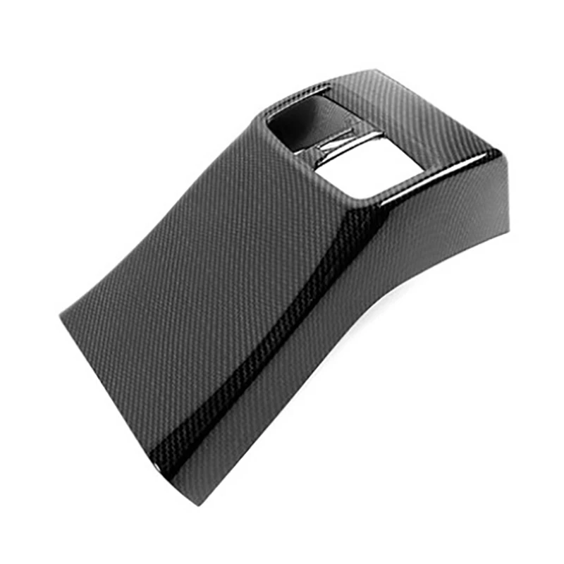 Car Rear Air Condition Outlet Vent Cover Trim for Toyota Corolla E210 2019 2020 Carbon Fiber Rear Armrest Anti-Kick